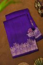 Fancy Matka Silk Blue Saree