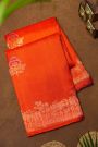 Fancy Matka Silk Orange Saree