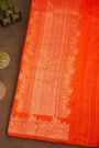 Fancy Matka Silk Orange Saree