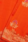 Fancy Matka Silk Orange Saree