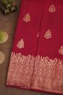 Fancy Matka Silk Maroon Saree