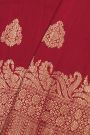 Fancy Matka Silk Maroon Saree