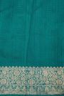 Fancy Matka Silk Teal Blue Saree