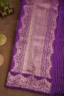 Fancy Matka Silk Purple Saree