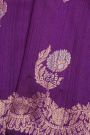 Fancy Matka Silk Purple Saree