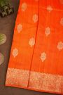 Fancy Matka Silk Orange Saree