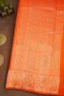 Fancy Matka Silk Orange Saree