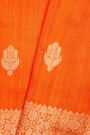 Fancy Matka Silk Orange Saree