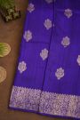 Fancy Matka Silk Blue Saree
