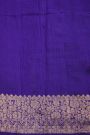 Fancy Matka Silk Blue Saree