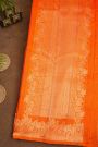 Fancy Matka Silk Orange Saree