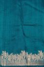 Fancy Matka Silk Teal Blue Saree