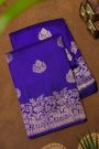 Fancy Matka Silk Blue Saree