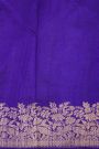 Fancy Matka Silk Blue Saree