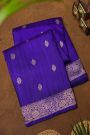 Fancy matka Silk Blue Saree
