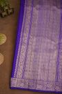 Fancy matka Silk Blue Saree