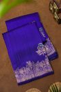 Fancy Matka Silk Blue Saree