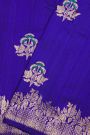 Fancy Matka Silk Blue Saree