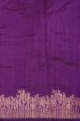 Fancy Matka Silk Purple Saree