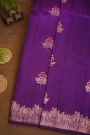 Fancy Matka Silk Purple Saree