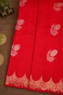 Fancy Matka Silk Red saree