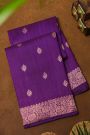 Fancy Matka Silk Purple Saree