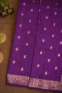 Fancy Matka Silk Purple Saree