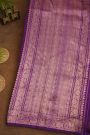 Fancy Matka Silk Purple Saree