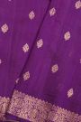 Fancy Matka Silk Purple Saree