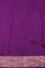 Fancy Matka Silk Purple Saree
