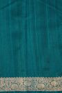 Fancy Matka Silk Peacock Blue saree