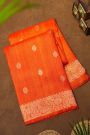 Fancy Matka Silk Orange Saree