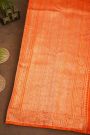 Fancy Matka Silk Orange Saree
