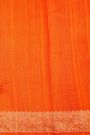Fancy Matka Silk Orange Saree