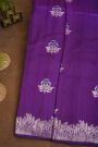 Fancy Matka Silk Violet Saree