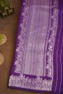 Fancy Matka Silk Violet Saree