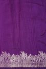 Fancy Matka Silk Violet Saree