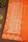 Fancy Matka Silk Orange Saree