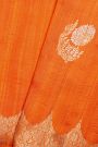 Fancy Matka Silk Orange Saree