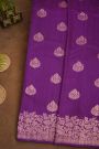 Fancy Matka Silk Purple Saree