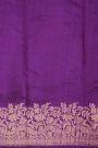 Fancy Matka Silk Purple Saree