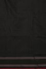 Ikat Silk Black Saree
