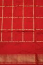 Ikat Silk Red  Saree