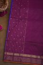Ikat Silk Royal Blue Saree