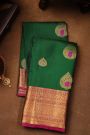 Coimbatore Soft Silk Bottle Green Saree