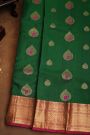 Coimbatore Soft Silk Bottle Green Saree