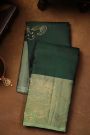 Coimbatore Soft Silk  Bottle Green Saree