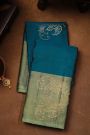 Coimbatore Soft Silk Teal Blue Saree
