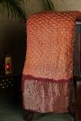 Bandhani Silk Orange Saree