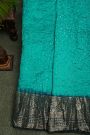Bandhani Silk Sky Blue Saree